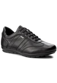Geox Półbuty U Symbol B Abx B U44P2B 00043 C9999 Czarny. Kolor: czarny. Materiał: skóra