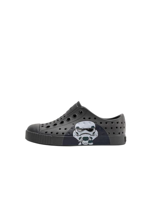 Native Shoes - Buty miejskie młodzieżowe NATIVE JEFFERSON BLOCK BIG KID STAR WARS. Okazja: na co dzień. Kolor: czarny. Wzór: motyw z bajki