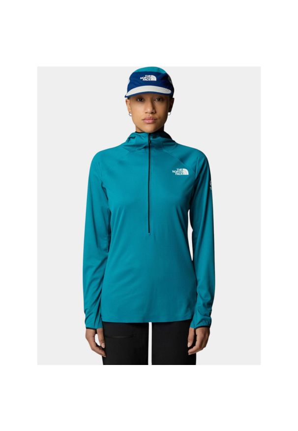 Sweter damski The North Face W Summit Direct Sun. Kolor: zielony. Sport: wspinaczka