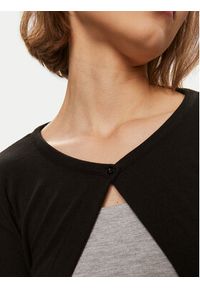 Gina Tricot Kardigan 22994 Czarny Regular Fit. Kolor: czarny. Materiał: syntetyk #5