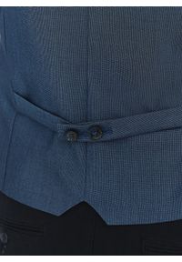 Pako Lorente - PAKO LORENTE – Granatowa kamizelka męska. Okazja: na ślub cywilny, na wesele. Kolor: niebieski #5