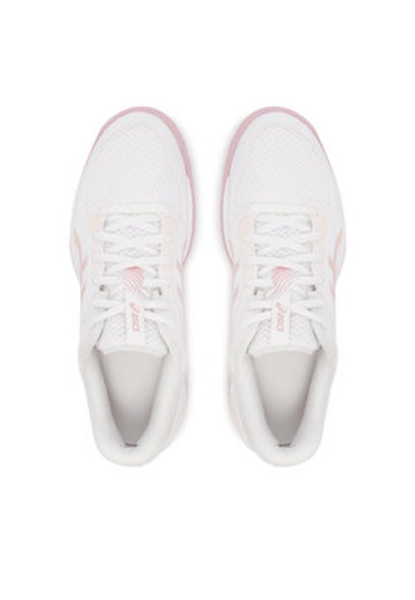 Asics Buty halowe Gel-Task 4 1072A106 Biały. Kolor: biały. Materiał: skóra