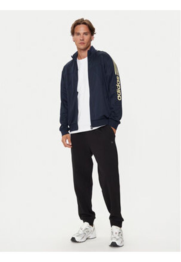 Adidas - adidas Bluza Tiro Wordmark IW5995 Granatowy Regular Fit. Kolor: niebieski. Materiał: syntetyk