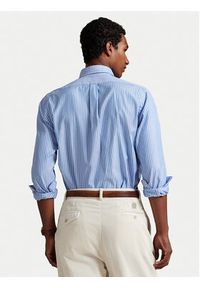 Polo Ralph Lauren Koszula 710886462004 Niebieski Custom Fit. Typ kołnierza: polo. Kolor: niebieski. Materiał: bawełna #6
