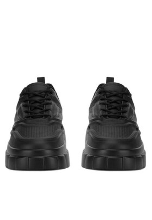DeeZee Sneakersy WAG1371703A Czarny. Kolor: czarny. Materiał: skóra
