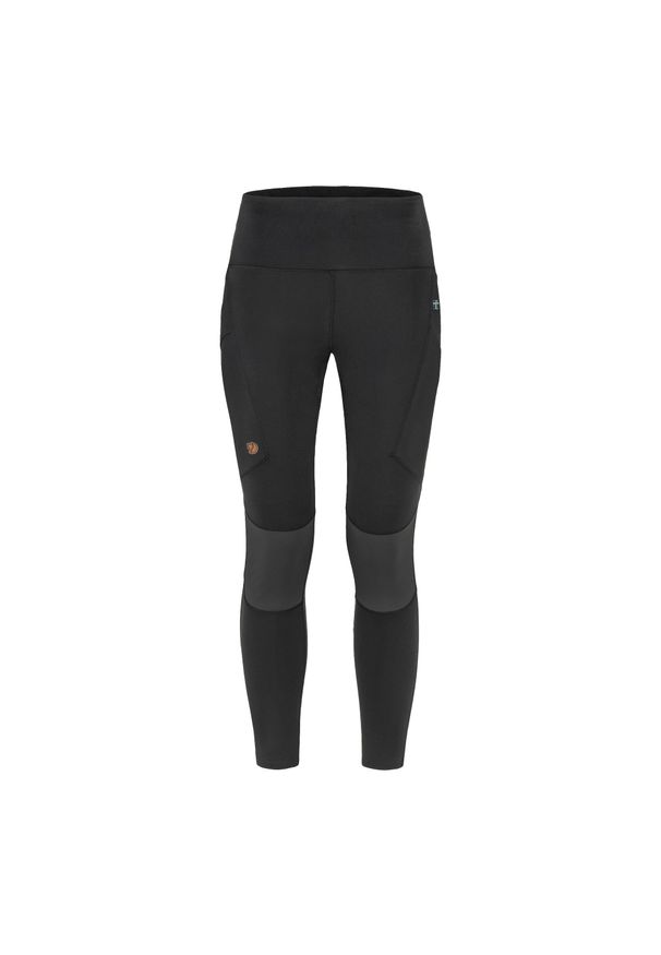 Legginsy trekkingowe damskie Fjällräven Abisko Trekking Tights Pro. Kolor: wielokolorowy, czarny, szary. Sport: turystyka piesza
