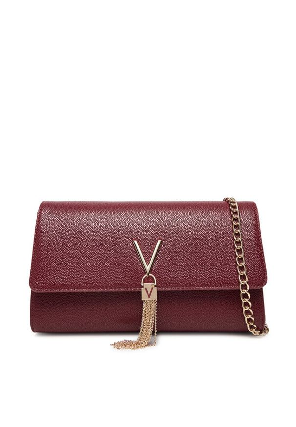 VALENTINO - Valentino Torebka Divina VBS1R401G Bordowy. Kolor: czerwony. Materiał: skórzane
