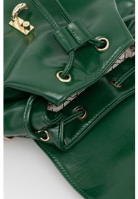 Nobo Plecak damski kolor zielony duży gładki. Kolor: zielony. Wzór: gładki #2
