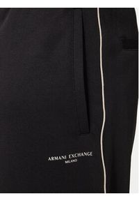 Armani Exchange Spodnie dresowe XM001358 AF16278 UC001 Czarny Regular Fit. Kolor: czarny. Materiał: syntetyk, bawełna #3