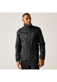 Regatta - Kurtka turystyczna męska Lyle IV przeciwdeszczowa. Kolor: czarny. Materiał: syntetyk. Sport: turystyka piesza #2
