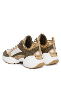 MICHAEL Michael Kors Sneakersy Bowie 43T6BWFS2B Brązowy. Kolor: brązowy. Materiał: skóra #2