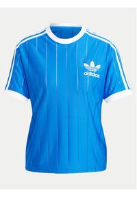 Adidas - adidas T-Shirt adicolor 3-Stripes IY7233 Niebieski Loose Fit. Kolor: niebieski. Materiał: syntetyk #4