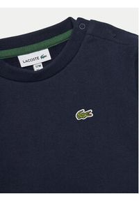 Lacoste Dres 4J8409 Granatowy Regular Fit. Kolor: niebieski. Materiał: bawełna #3