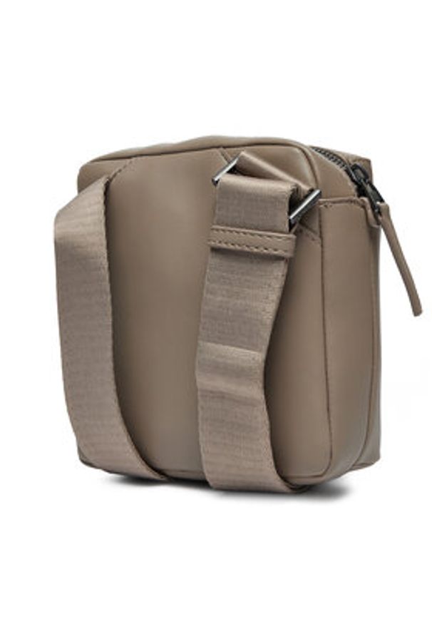 Calvin Klein Saszetka Clean Essential Cube Reporter K50K512183 Beżowy. Kolor: beżowy. Materiał: skóra