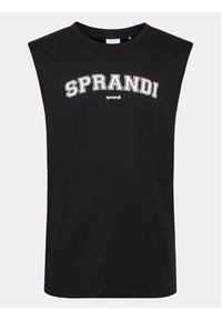 Sprandi Tank top SP3-TPM012 Czarny Regular Fit. Kolor: czarny. Materiał: bawełna #2