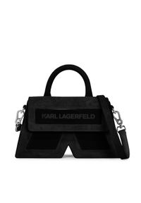 Karl Lagerfeld - KARL LAGERFELD Torebka 236W3185 Czarny. Kolor: czarny. Materiał: skórzane, zamszowe