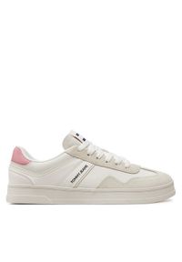 Tommy Jeans Sneakersy Tjw Court Sneaker EN0EN02552 Écru. Materiał: skóra, zamsz #1