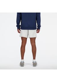 Spodenki męskie New Balance MS41511AHH – szare. Kolor: szary. Materiał: bawełna, dresówka #6