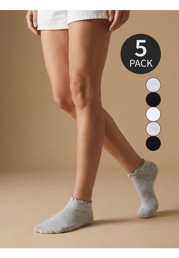 Sinsay - Skarpetki 5 pack - wielobarwny