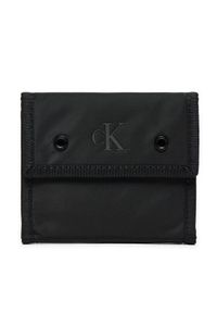 Calvin Klein Jeans Duży Portfel Męski Over Webbing K50K512591 Czarny. Kolor: czarny. Materiał: materiał