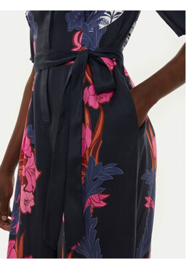 Ted Baker Kombinezon 275641 Granatowy Regular Fit. Kolor: niebieski. Materiał: wiskoza