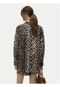 Vero Moda Koszula Josie 10315150 Brązowy Oversize. Kolor: brązowy. Materiał: wiskoza