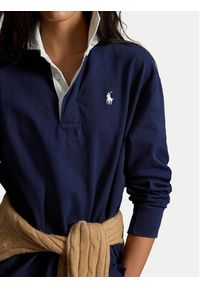 Polo Ralph Lauren Sweter 211B17797001 Granatowy Regular Fit. Typ kołnierza: polo. Kolor: niebieski. Materiał: bawełna #4