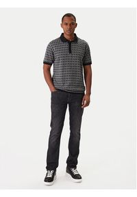 Karl Lagerfeld - KARL LAGERFELD Polo 745006 561202 Czarny Regular Fit. Typ kołnierza: polo. Kolor: czarny. Materiał: bawełna #5