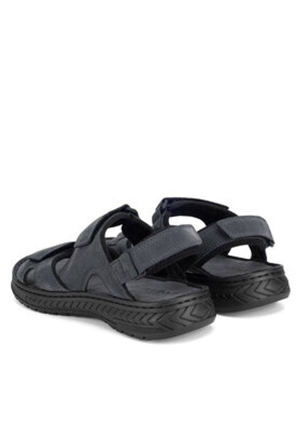 Lanetti Sandały TEREK-02 MBS Szary. Kolor: szary. Materiał: syntetyk