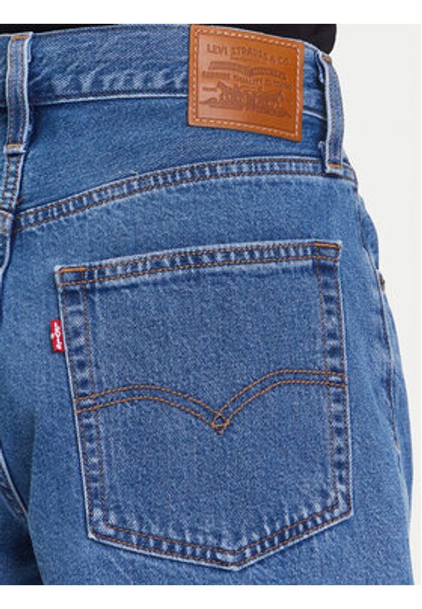 Levi's® Szorty jeansowe 000MJ-0001 Niebieski Baggy Fit. Kolor: niebieski. Materiał: bawełna