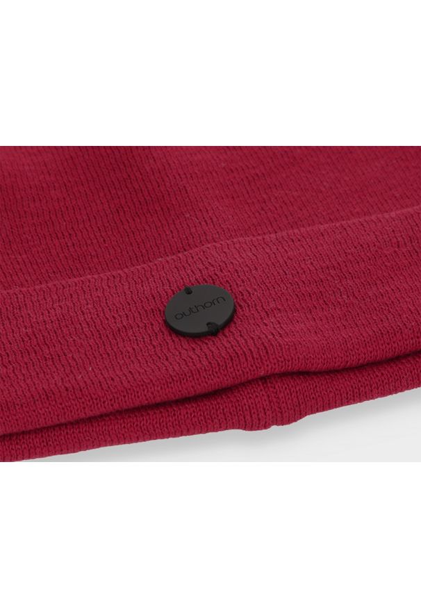 outhorn - Czapka beanie damska. Materiał: bawełna, dzianina. Styl: klasyczny