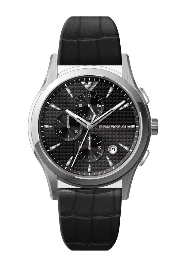 Emporio Armani - Zegarek Męski EMPORIO ARMANI Paolo AR11530. Materiał: skóra