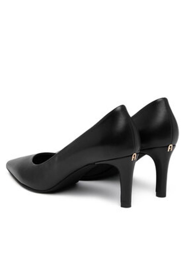 Furla Szpilki Essential Decollete T.60 YJ69FSN X30000 AL O6000 Czarny. Kolor: czarny. Materiał: skóra. Obcas: na szpilce