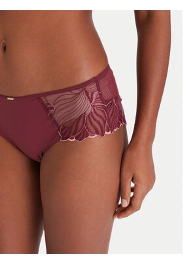 Chantelle Bokserki Legend C15YB0 Bordowy. Kolor: czerwony. Materiał: syntetyk