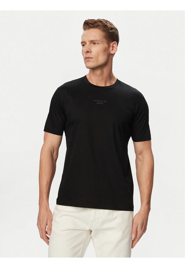 BOSS T-Shirt PS Spirit70 Car 50561856 Czarny Regular Fit. Kolor: czarny. Materiał: bawełna