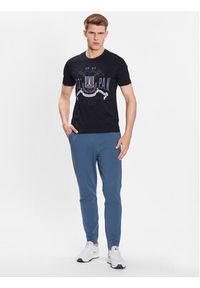Aeronautica Militare T-Shirt 231TS2087J597 Granatowy Regular Fit. Kolor: niebieski. Materiał: bawełna #5