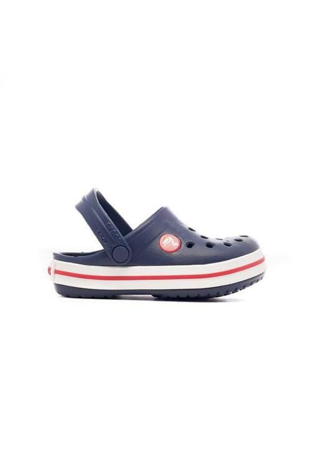 Buty do chodzenia niemowlęce Crocs Crocband Clog. Kolor: niebieski. Materiał: guma, materiał, syntetyk. Styl: sportowy
