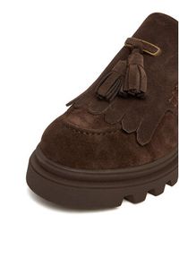 Badura Loafersy EO-ARLETTE-01 Brązowy. Kolor: brązowy. Materiał: zamsz, skóra #4