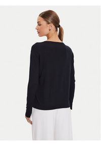 Max Mara Leisure Sweter Coimbra 2426366058 Granatowy Regular Fit. Kolor: niebieski. Materiał: bawełna #6