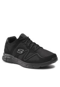 skechers - Skechers Sneakersy Flash Point 58350/BBK Czarny. Kolor: czarny. Materiał: skóra #5
