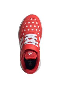 Adidas - Buty adidas Nebzed x Disney Minnie Mouse Running Jr IG5368 czerwone. Okazja: na co dzień. Zapięcie: sznurówki. Kolor: czerwony. Materiał: materiał, syntetyk. Szerokość cholewki: normalna. Wzór: motyw z bajki. Sport: bieganie #5