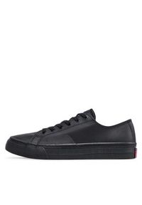 Tommy Jeans Tenisówki Leather Vulc EM0EM01047 Czarny. Kolor: czarny. Materiał: skóra