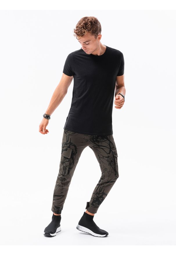Czarny t-shirt Ombre Clothing
