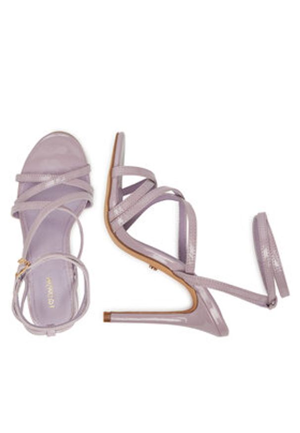 DeeZee Sandały RK0507-1 Fioletowy. Kolor: fioletowy. Materiał: skóra