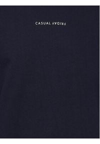 Casual Friday T-Shirt 20504608 Granatowy Regular Fit. Okazja: na co dzień. Kolor: niebieski. Materiał: bawełna. Styl: casual
