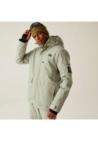 DARE 2B - Kurtka narciarska męska z membraną Twin Tip Dare 2b. Kolor: beżowy. Materiał: tkanina. Sezon: zima. Styl: wakacyjny #1