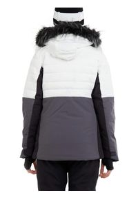 FUNDANGO - Kurtka narciarska damska Salina Padded Jacket. Kolor: biały, czarny, wielokolorowy. Materiał: futro, puch. Sezon: zima. Sport: narciarstwo