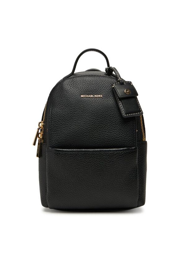 MICHAEL Michael Kors Plecak Sable 30T5G3XB1L Czarny. Kolor: czarny. Materiał: skóra