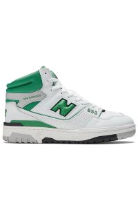 Buty New Balance BB650RWG - białe. Okazja: na co dzień. Wysokość cholewki: przed kolano. Kolor: biały. Materiał: skóra. Szerokość cholewki: normalna. Sezon: lato. Sport: koszykówka, fitness #1