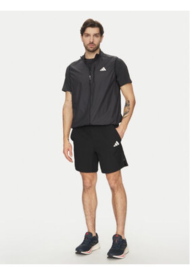Adidas - adidas Szorty sportowe Gym+ JC5244 Czarny Slim Fit. Kolor: czarny. Materiał: syntetyk